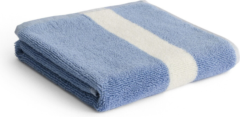 Hay Stripe Towel 40x60 Cm - Håndklær & Badelaken Organisk Bomull Dusty Blue - AF775-F641-AF89