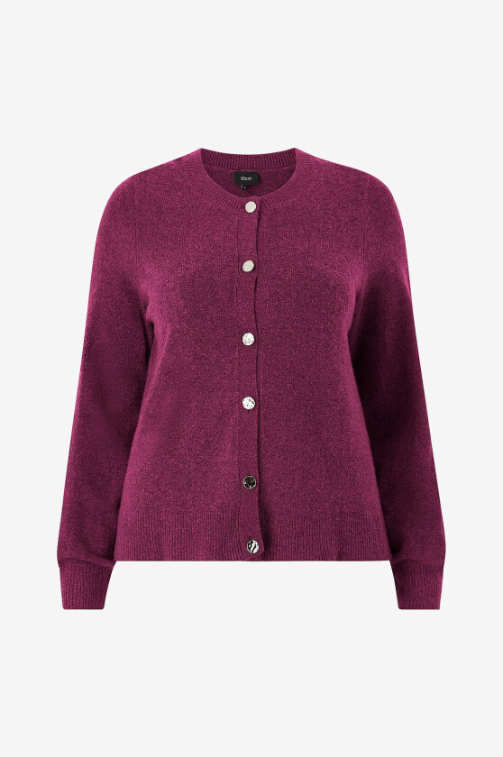 Kardigan caVista L/S Button - Rød