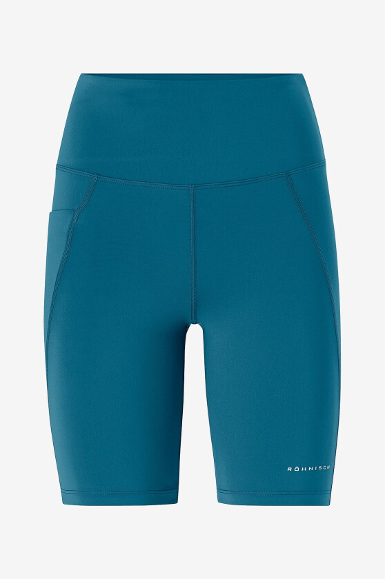 Treningstights Flattering High Waist Bike Tights - Blå