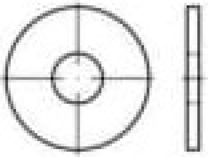 Underlægsskiver 5.3 mm 15 mm Rustfrit stål A2 1000 stk TOOLCRAFT 1069012
