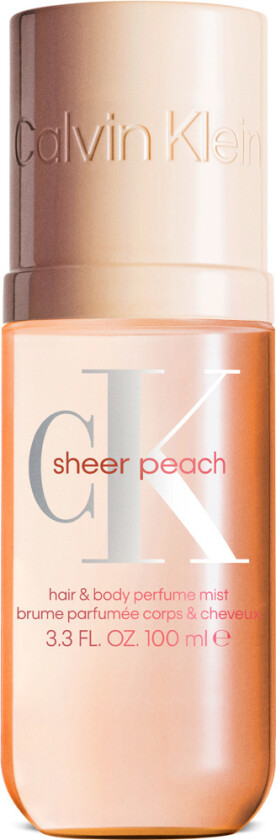 Sheer Peach Hair & Body Mist, 100ml