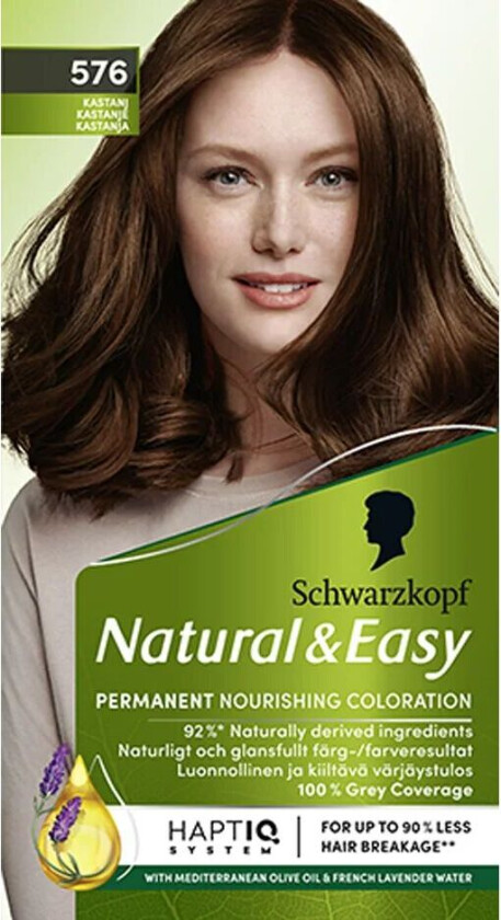 Schwarzkopf Natural & Easy 576 Chestnut Redbrown