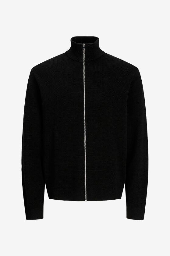 Kardigan Jprblamilano Stitch High Neck Cardi - Svart