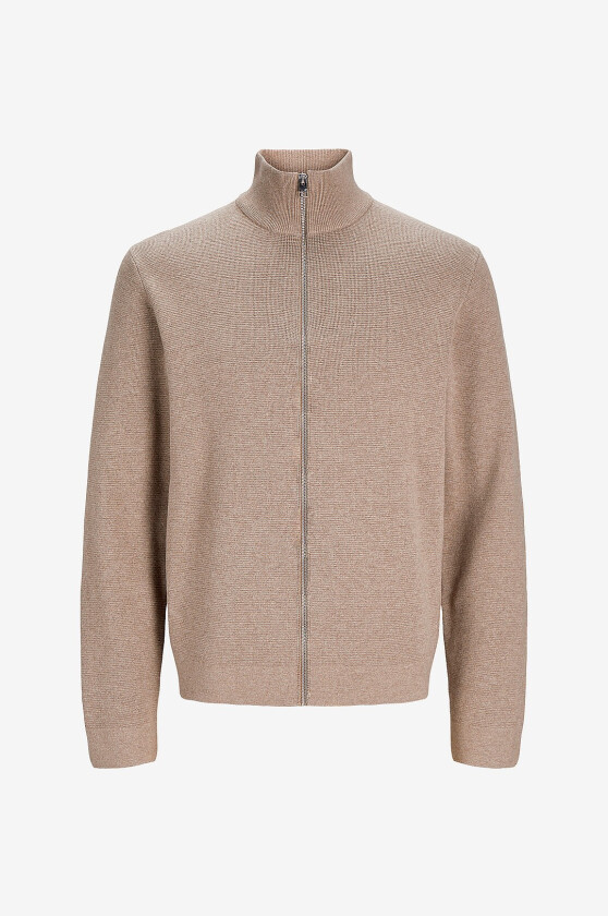 Kardigan Jprblamilano Stitch High Neck Cardi - Grå