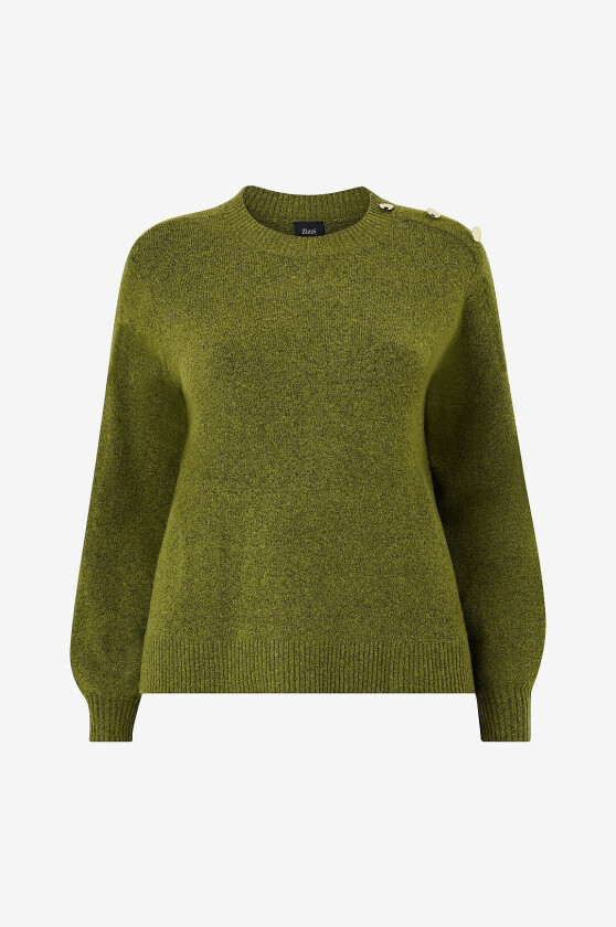 Genser Cavista, L/S, Button Pullover - Grønn