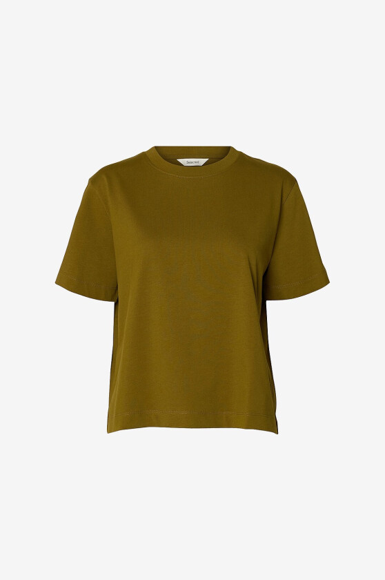 T-skjorte slfEssential SS Boxy - Natur