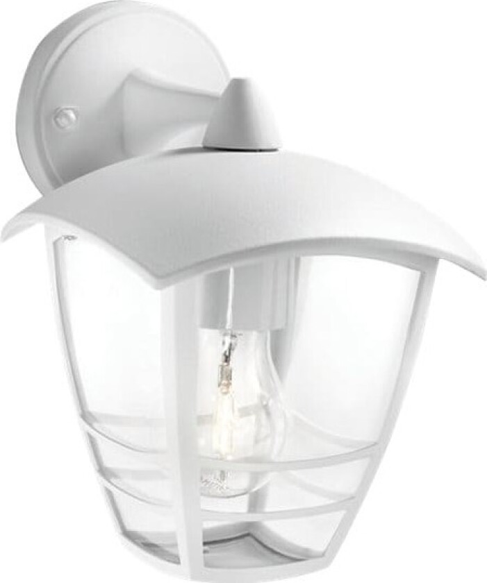Creek wall lantern white 1x60W 230V
