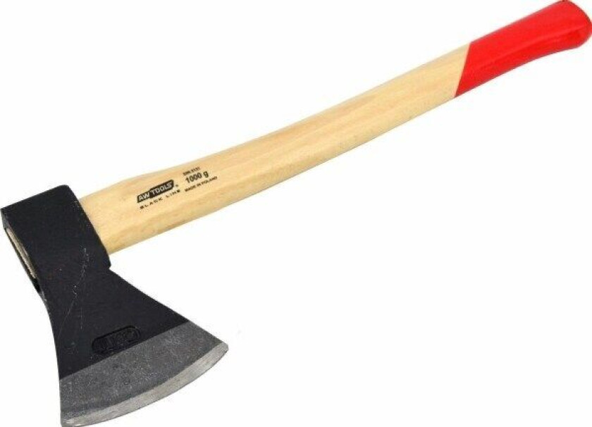 AWTools snekkerøks 1,0 kg treskaft Black Line Aw33053bl