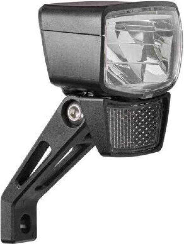 Front light Nxt 60 Ebike 6-12V Black 60 LUX, The Nxt 60 is an E-bike front light with a light output of 60 lux and is specially designed to