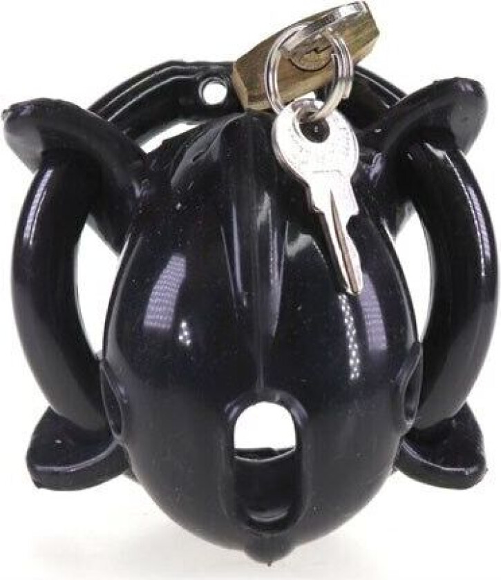 Chastity Cage Nub Soft Black 6x2 cm Kyskhetsbur