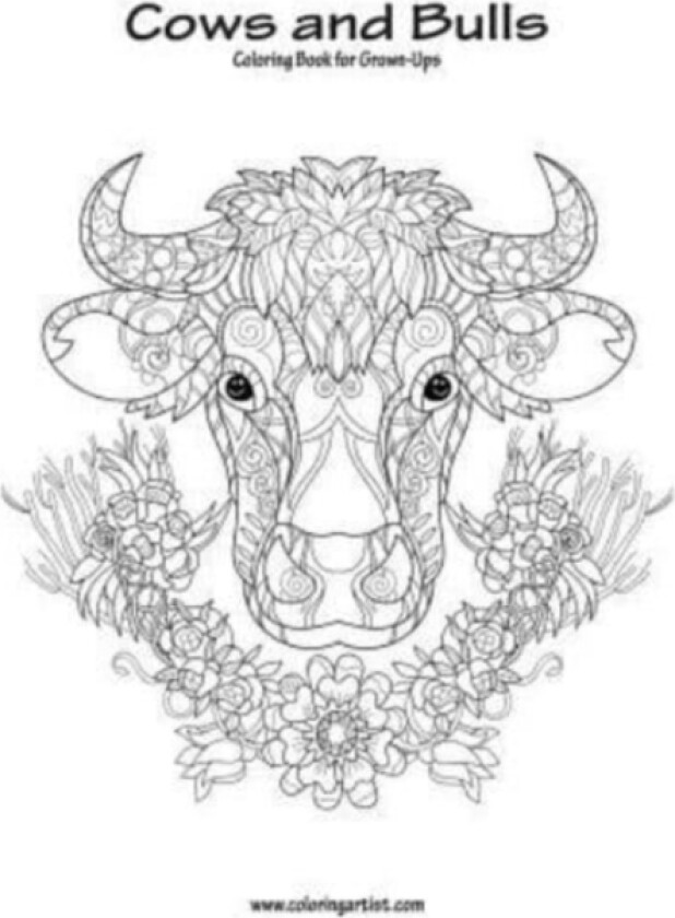 Cows and Bulls Coloring Book for Grown-Ups 1 av Nick Snels (Paperback)