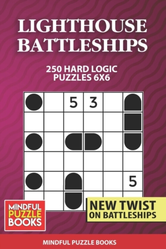 Lighthouse Battleships av Mindful Puzzle Books (Paperback)