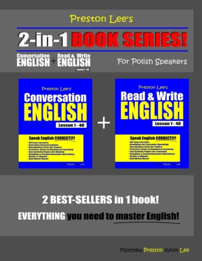 Preston Lee's 2-in-1 Book Series! Conversation English & Read & Write English Lesson 1 - 40 For Polish Speakers av Matthew Preston, Kevin Lee (Paperback)