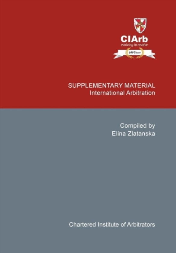 Supplementary Material av Ciarb (Hardcover)
