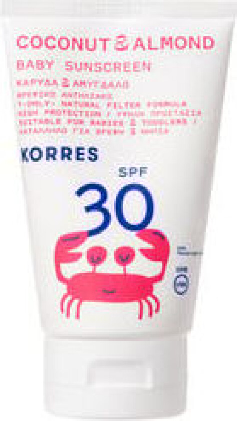 Korres Coconut & Almond Baby Solkrem Spf30 100ml