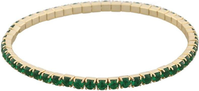 Snö Of Sweden Meadow Elastic Bracelet Gold/Green S/M