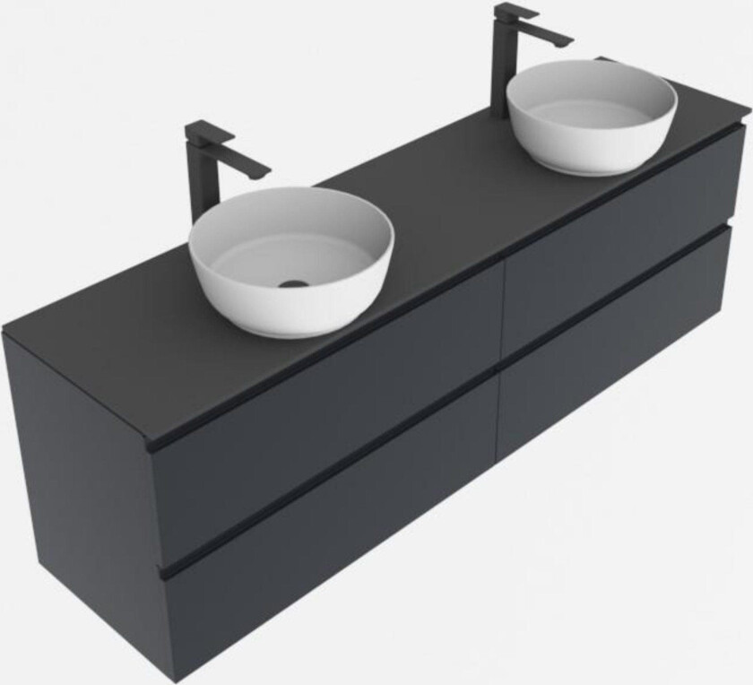 Bilde av VikingBad Mie Servantskap fingergrep - Mørk Grå