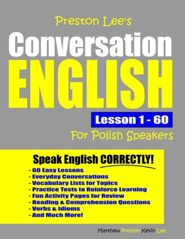 Preston Lee's Conversation English For Polish Speakers Lesson 1 - 60 av Matthew Preston, Kevin Lee (Paperback)