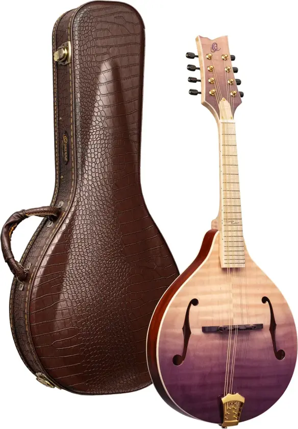 Ortega RMA200PF Mandolin A-style m. Croco etui, Americana Series