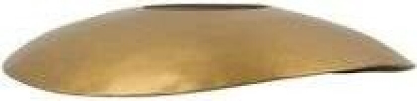 Hatt lampeskjerm 13x14 cm Antik messing