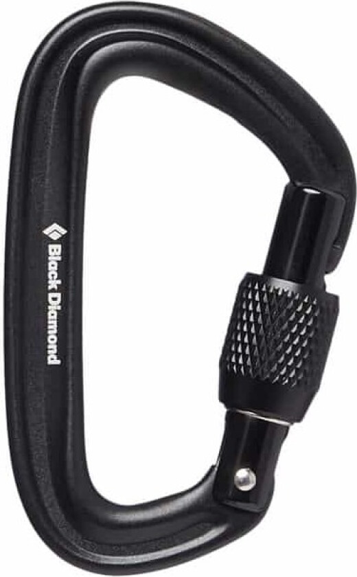 Liteforge Screwgate Carabiner Black OneSize