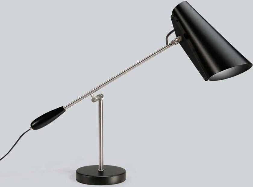 Birdy bordlampe black-steel