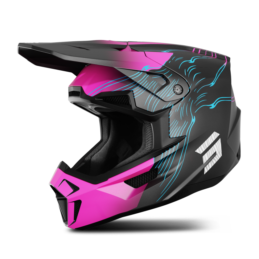 Crosshjelm Shot Race Gear Lite Mips Volt 27 Rosa MattM