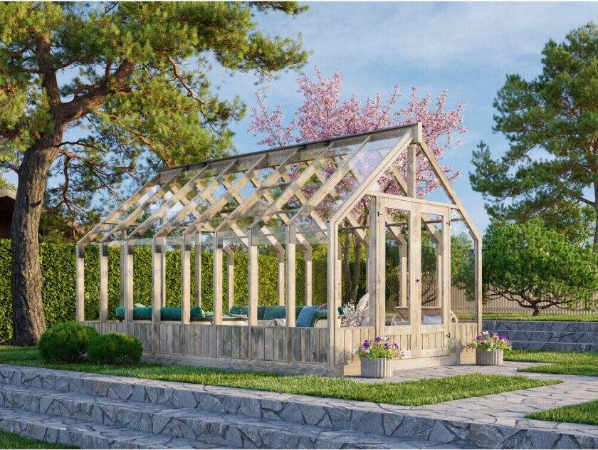 Emilia veksthus/hagestue 13,8 m²