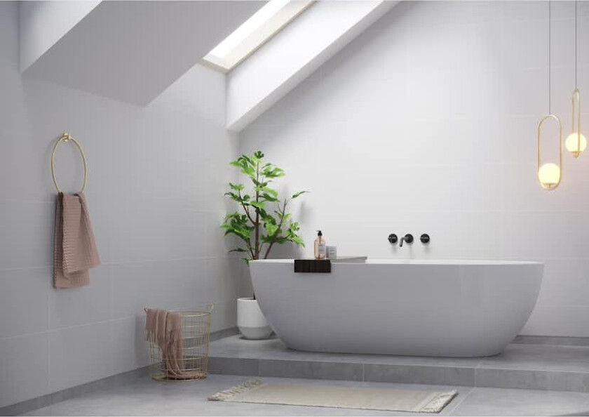 Baderomspanel Fibo 1091-TM6030 Rhodos White