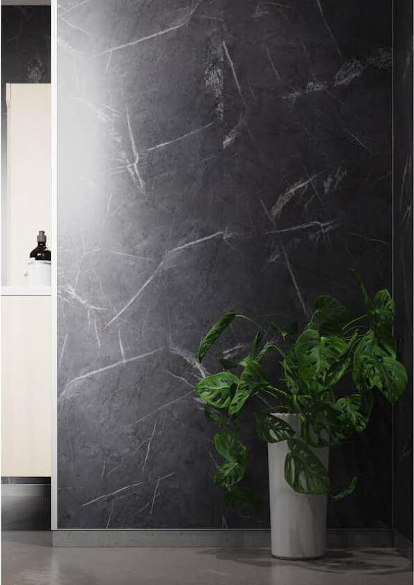 Baderomspanel Fibo 2272-T00 Black Marble