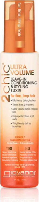 Giovanni tangerine & papaya conditioning elixir 118 ml