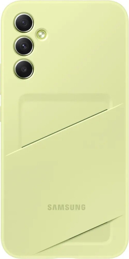 Card Slot Case  Galaxy A34 5g Lime