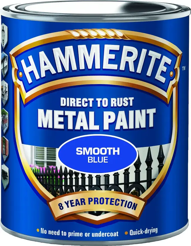 Direct to Rust Metal Paint Smooth Blue 750ml