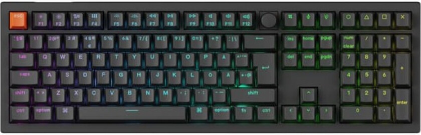 J6 Apex Red gamingtastatur (hvit)