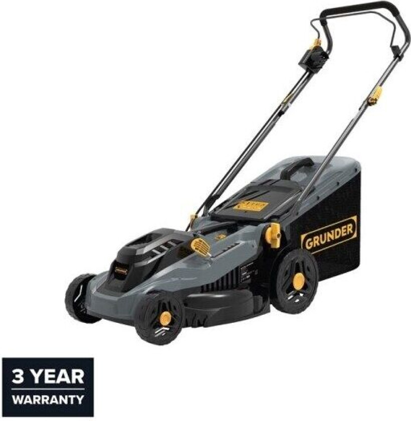 Lawn Mover Corded 1600W 38Cm Grunder