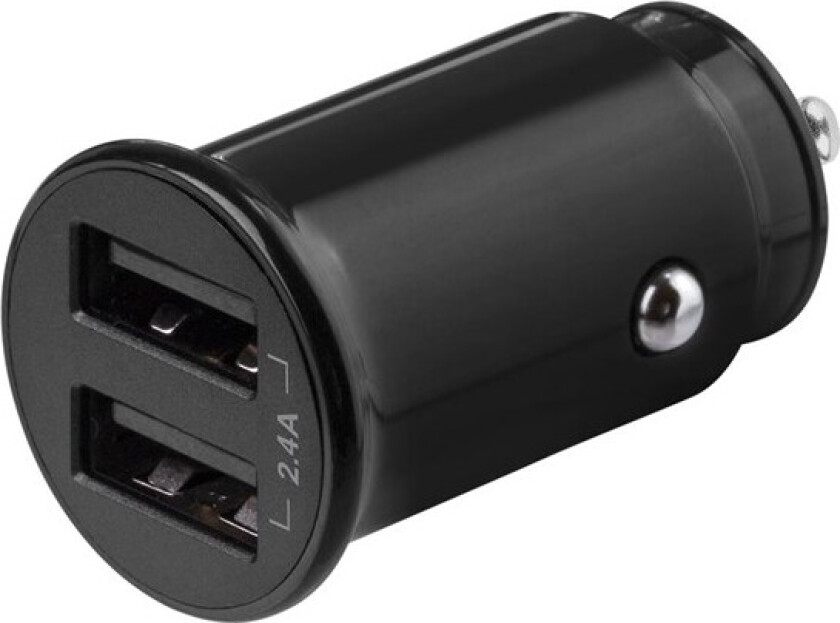 12/24 V USB car charger with compact size