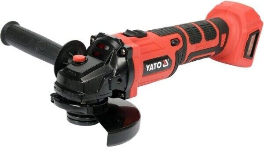 Yato YT-828291, 9000 RPM, 12,5 cm, Batteri, 1,6 kg, Børsteløs motor - Uten batteri og opplader