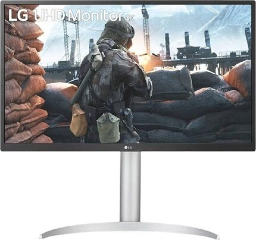 27" LG 27UP550P-W - 3840x2160 - IPS - HDR10 - USB-C - 5 ms - Skjerm