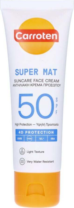 Super Mat Suncare Face Cream SPF 50 50 ml