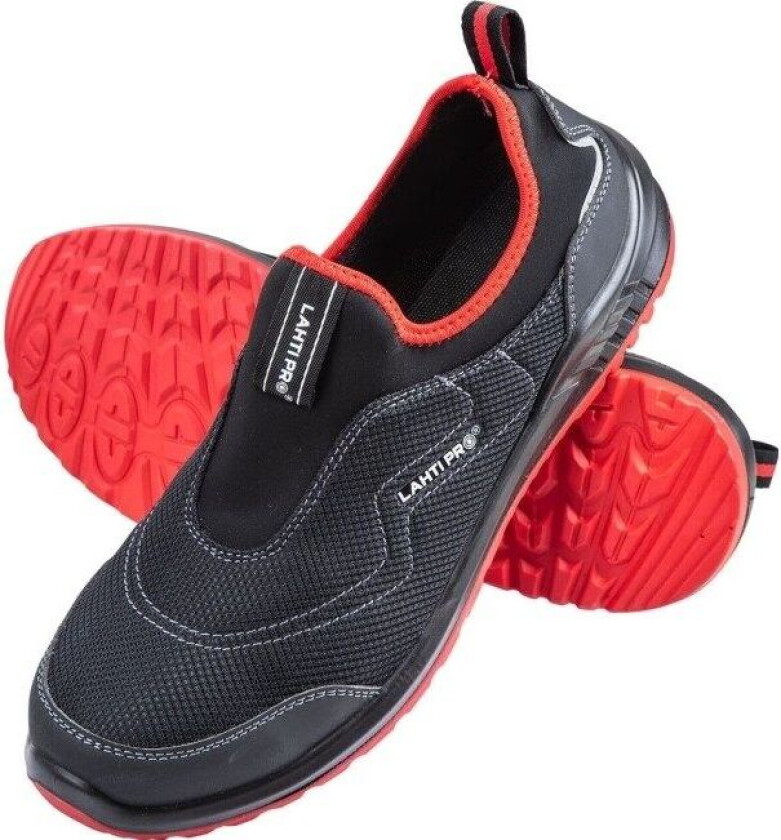 Lahti Pro PÓŁBUTY BEZ SZNUROW.DZIAN.3D CZAR-CZER,S1P SRC,"39",CE,LAHTI