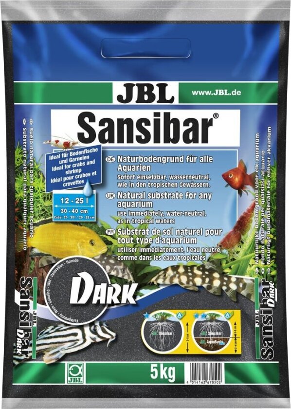 Bilde av Sansibar Dark Akvariesand 5 kg