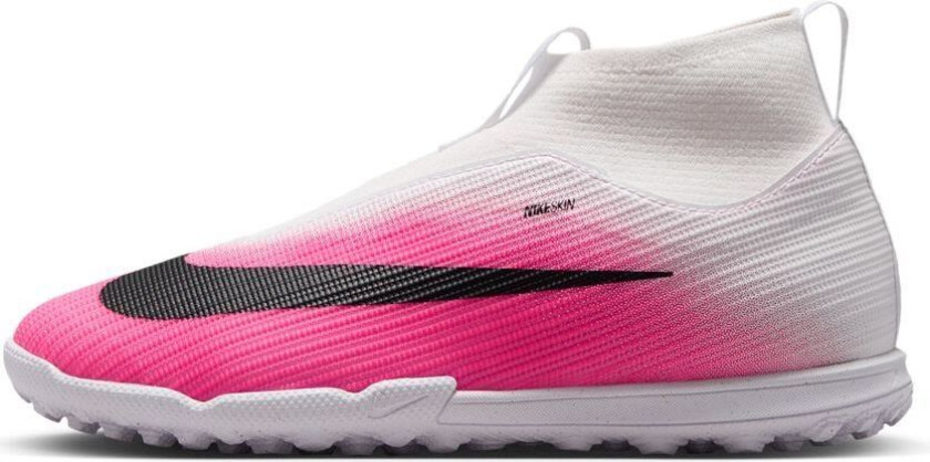 Mercurial Superfly 11 Academy Tf Breakout - Hvit/svart/rosa Barn - Turf (Tf), størrelse 33½