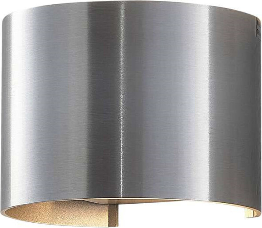 Zuzana vegglampe, rund, aluminium