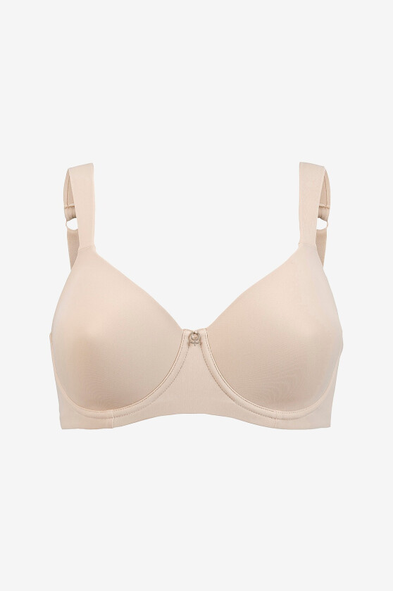 Pure Line Soft Bra Padded Cups - Beige