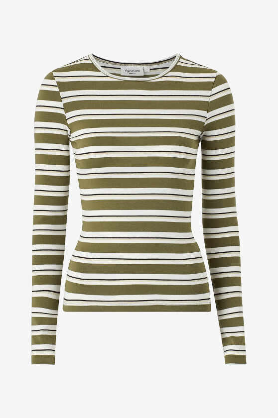 Topp Tight Fit Long Sleeve Top - Flerfarget