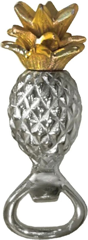 Pineapple flaskeåpner ananas Sølv-gull