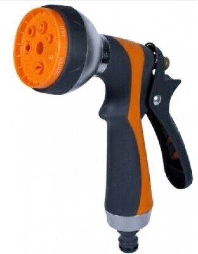 Vanningspistol 7 funksjoner SOFT Silver - E-200-0242