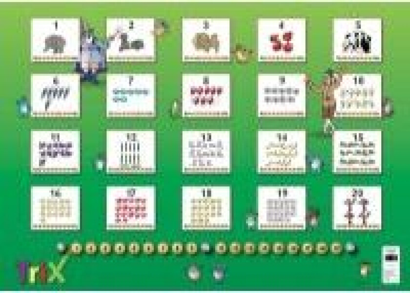 Matematrix, Repræsentationskort/Taltavle