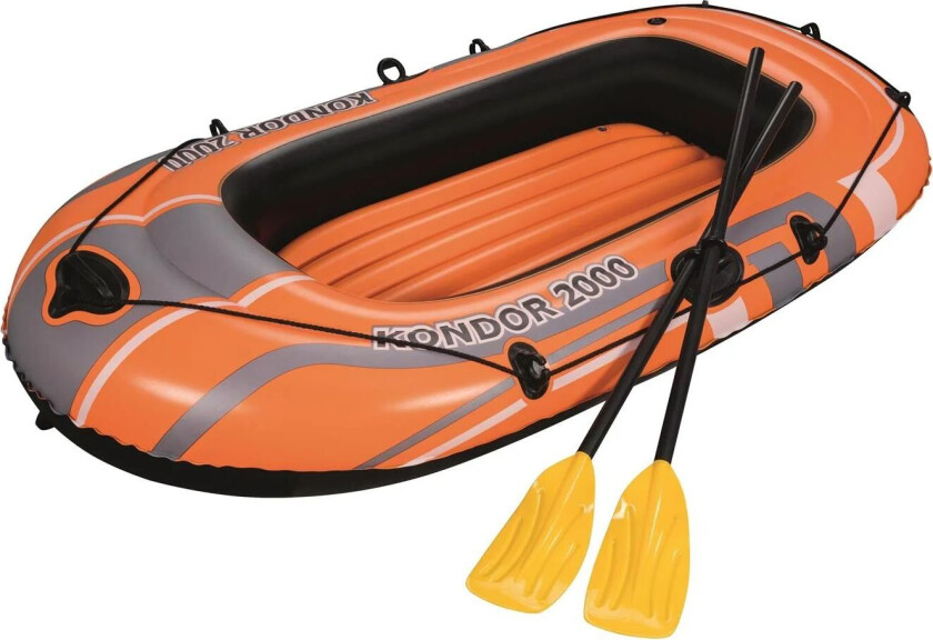 Gummibåt årer og pumpe 196 x 115cm