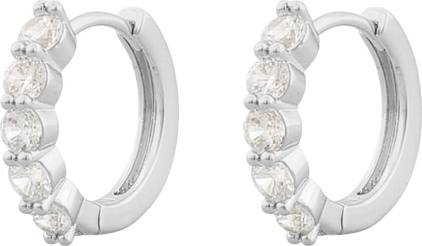 Snö of Sweden Vienna Small Stone Ring Ear,  Snö of Sweden Øredobber